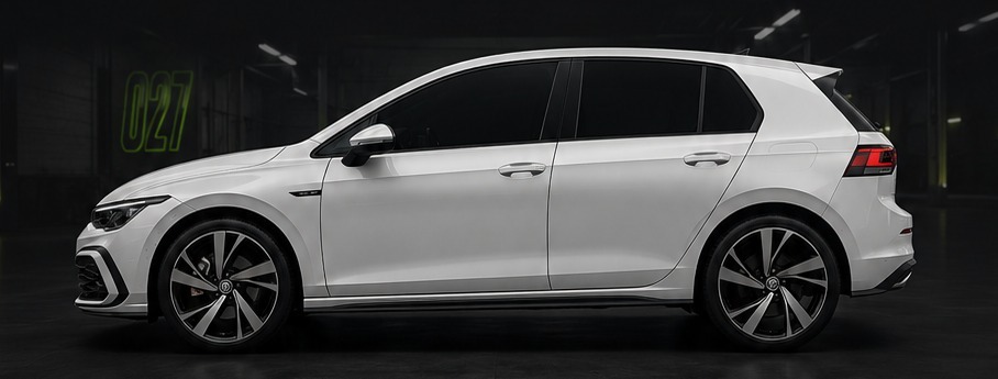 Carro realista no simulador de insulfilm